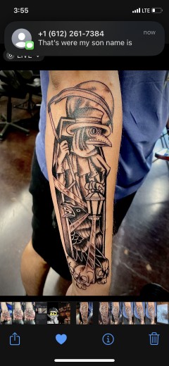 Tattoo work by Mac